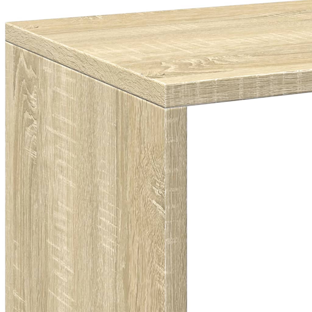 Romdeler Bokhylle Sonoma Eik 69,5X29X103,5 Cm Konstruert Tre