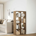 Romdeler Bokhylle Artisan Eik 69,5X29X137,5 Cm Konstruert Tre