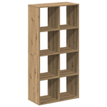 Romdeler Bokhylle Artisan Eik 69,5X29X137,5 Cm Konstruert Tre