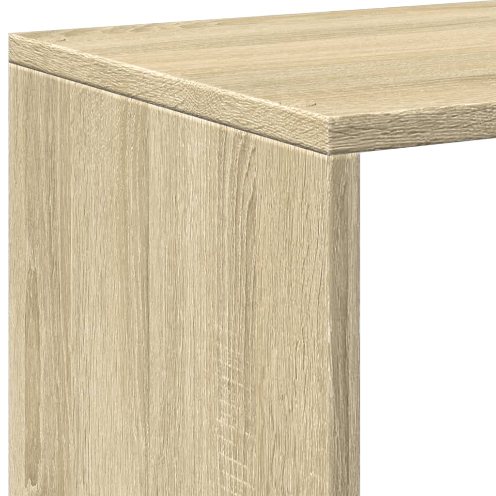 Romdeler Bokhylle Sonoma Eik 67X25X161,5 Cm Konstruert Tre