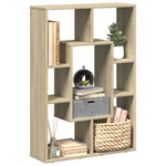 Bokhylle Sonoma Eik 63X20X90 Cm Konstruert Tre