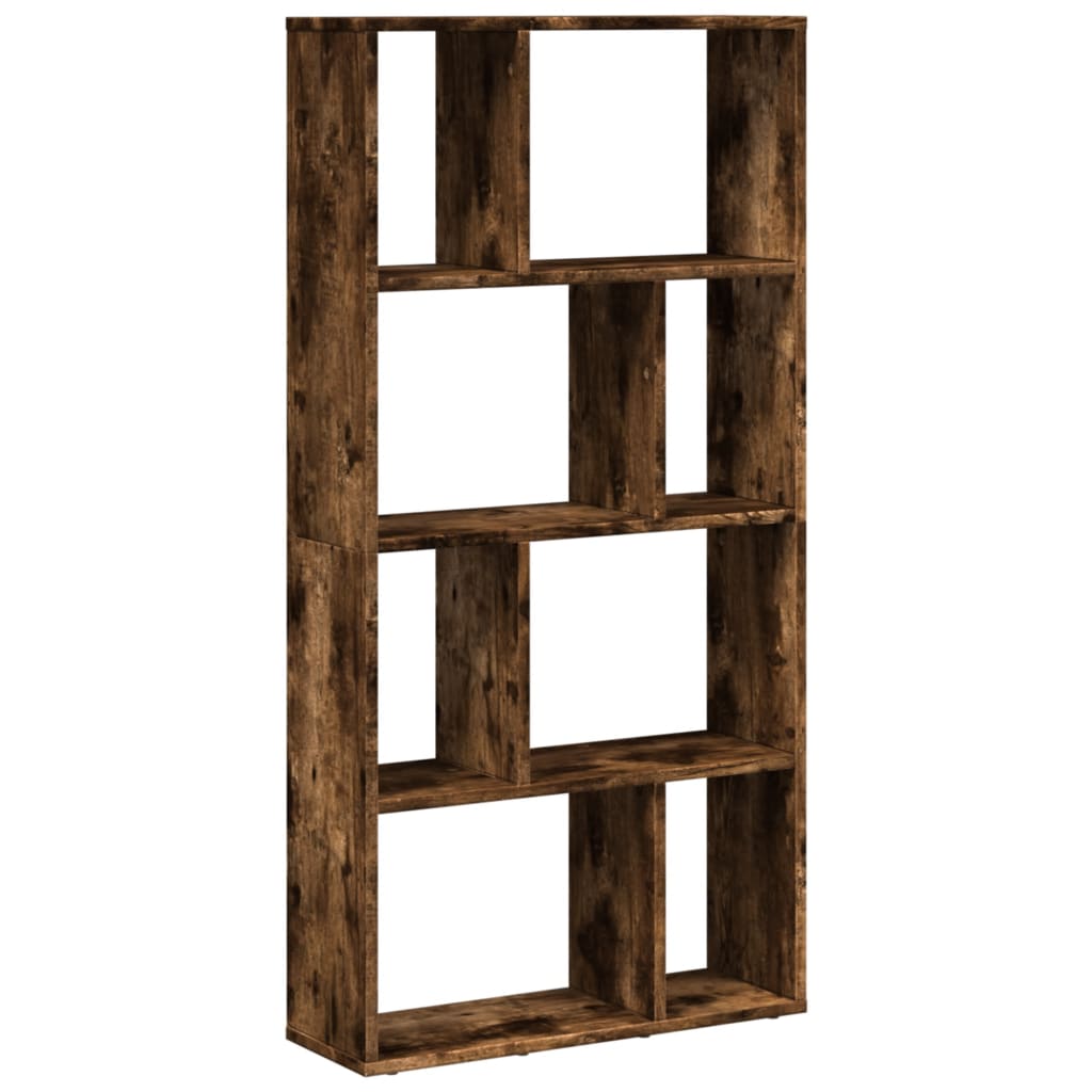 Bokhylle Røkt Eik 60X20X120,5 Cm Konstruert Tre