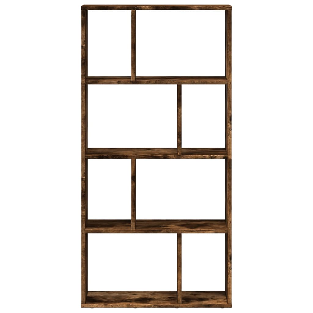 Bokhylle Røkt Eik 60X20X120,5 Cm Konstruert Tre