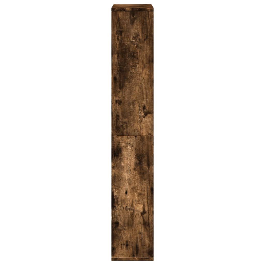 Bokhylle Røkt Eik 60X20X120,5 Cm Konstruert Tre
