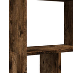 Bokhylle Røkt Eik 60X20X120,5 Cm Konstruert Tre