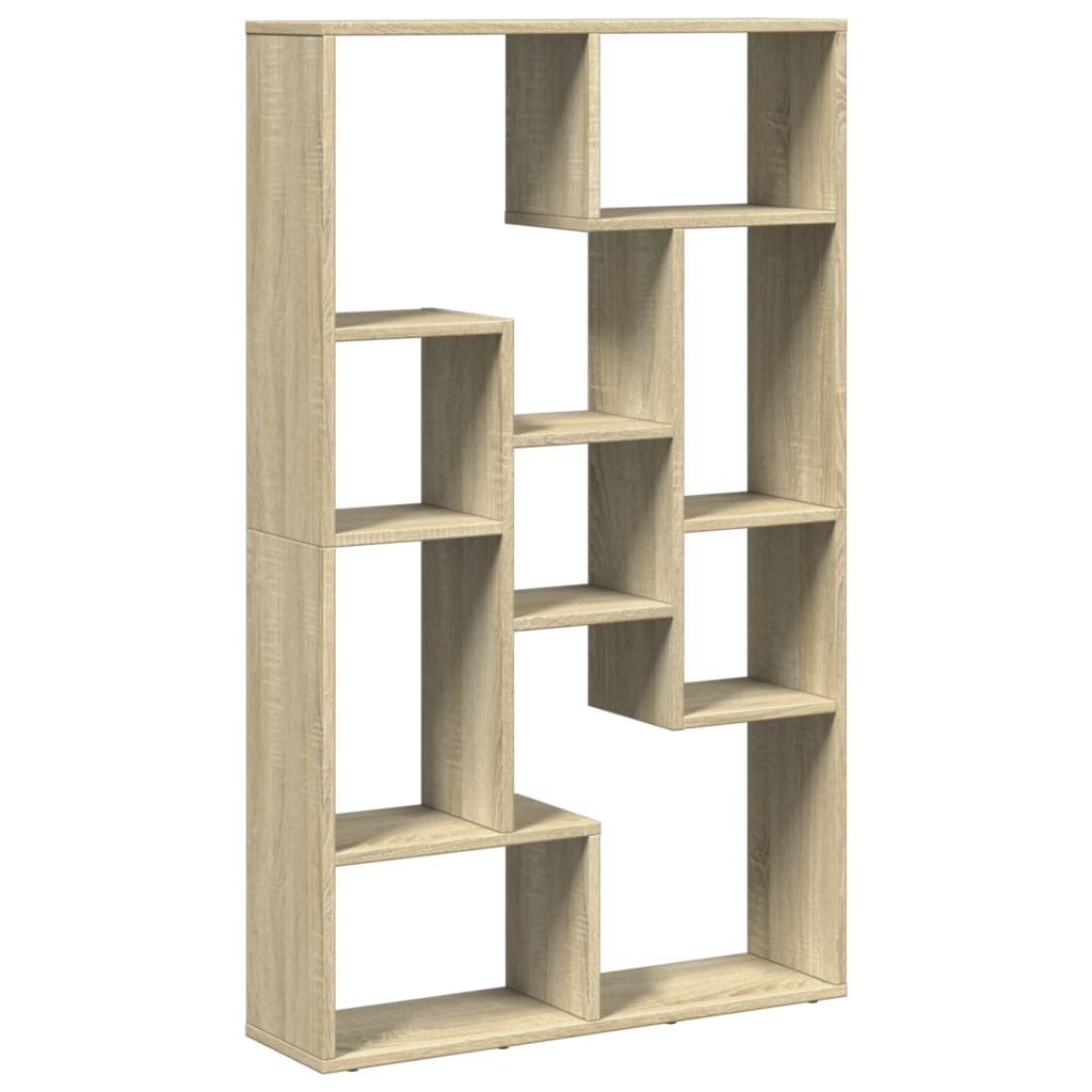 Bokhylle Sonoma Eik 72X20X120,5 Cm Konstruert Tre