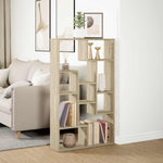 Bokhylle Sonoma Eik 72X20X120,5 Cm Konstruert Tre