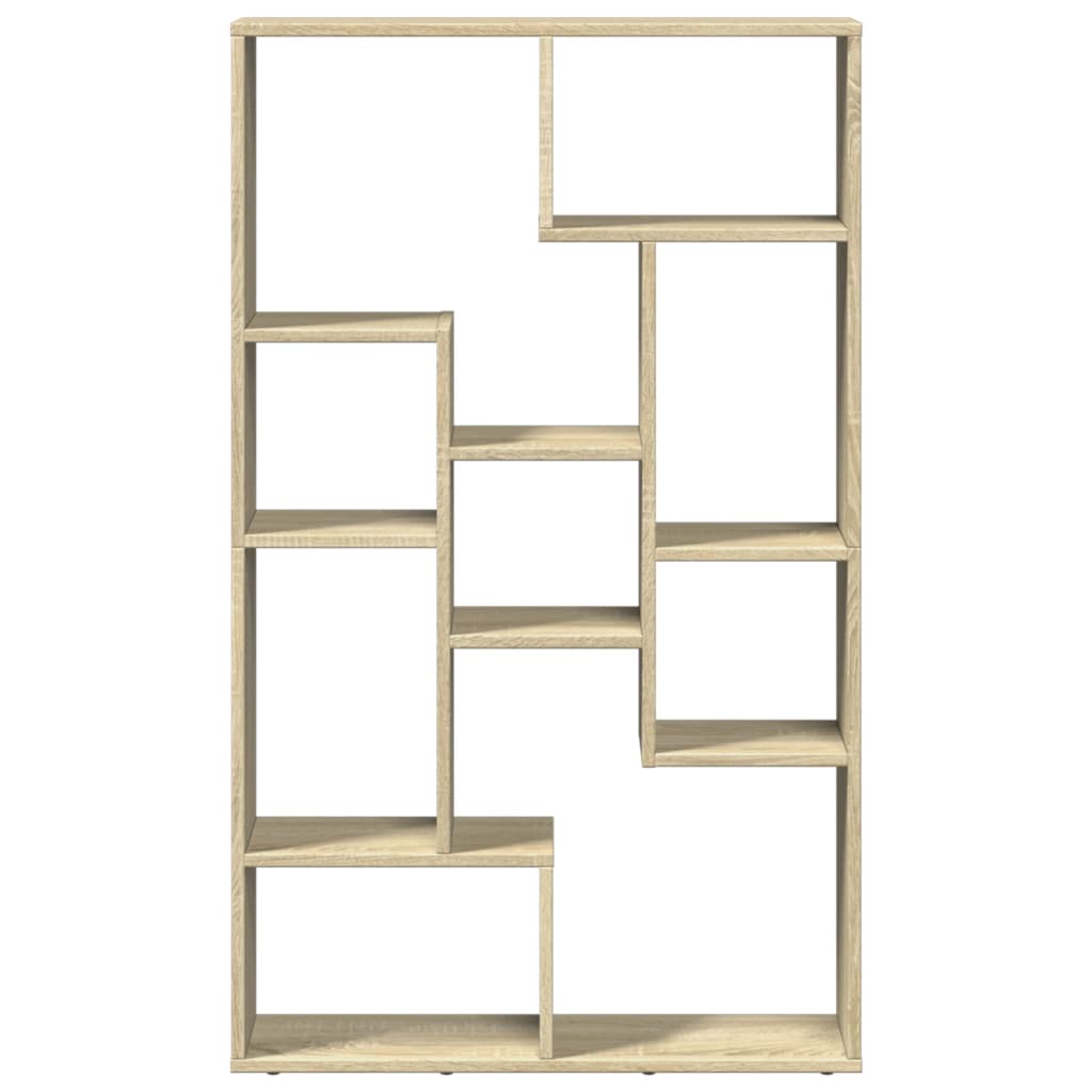 Bokhylle Sonoma Eik 72X20X120,5 Cm Konstruert Tre