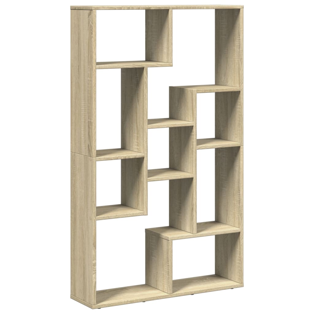 Bokhylle Sonoma Eik 72X20X120,5 Cm Konstruert Tre
