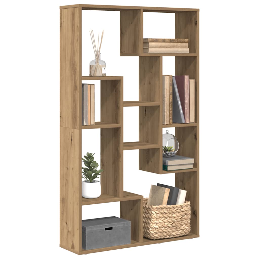 Bokhylle Artisan Eik 72X20X120 Cm Konstruert Tre