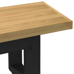 Spisebenk Noain U-Formede Ben 180X40X45 Cm Heltre Furu