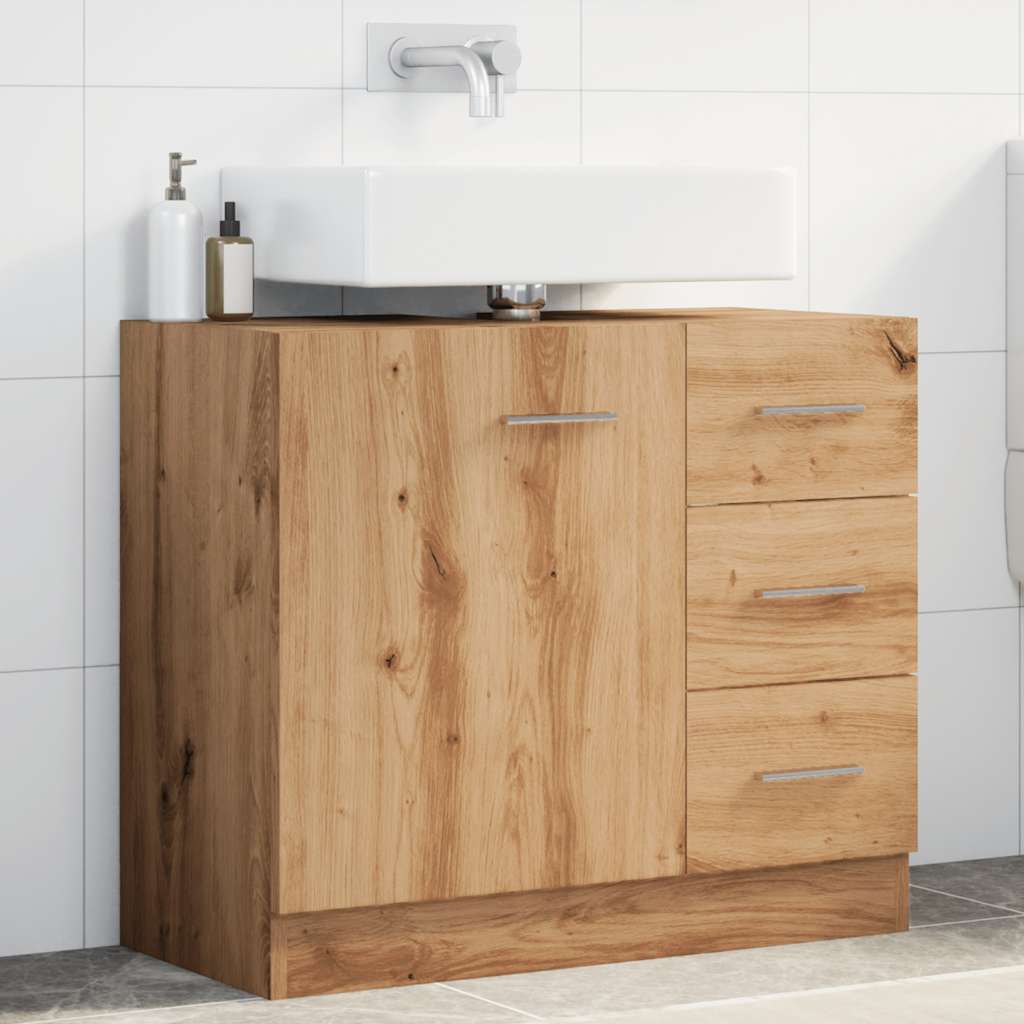 Servantskap Artisan Eik 63X30X54 Cm Konstruert Tre