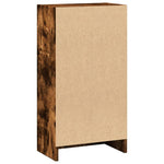 Bokhylle Røkt Eik 40X24X76 Cm Konstruert Tre