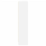 Bokhylle Hvit 40X24X109 Cm Konstruert Tre