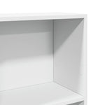 Bokhylle Hvit 40X24X109 Cm Konstruert Tre