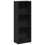 Bokhylle Svart 40X24X109 Cm Konstruert Tre