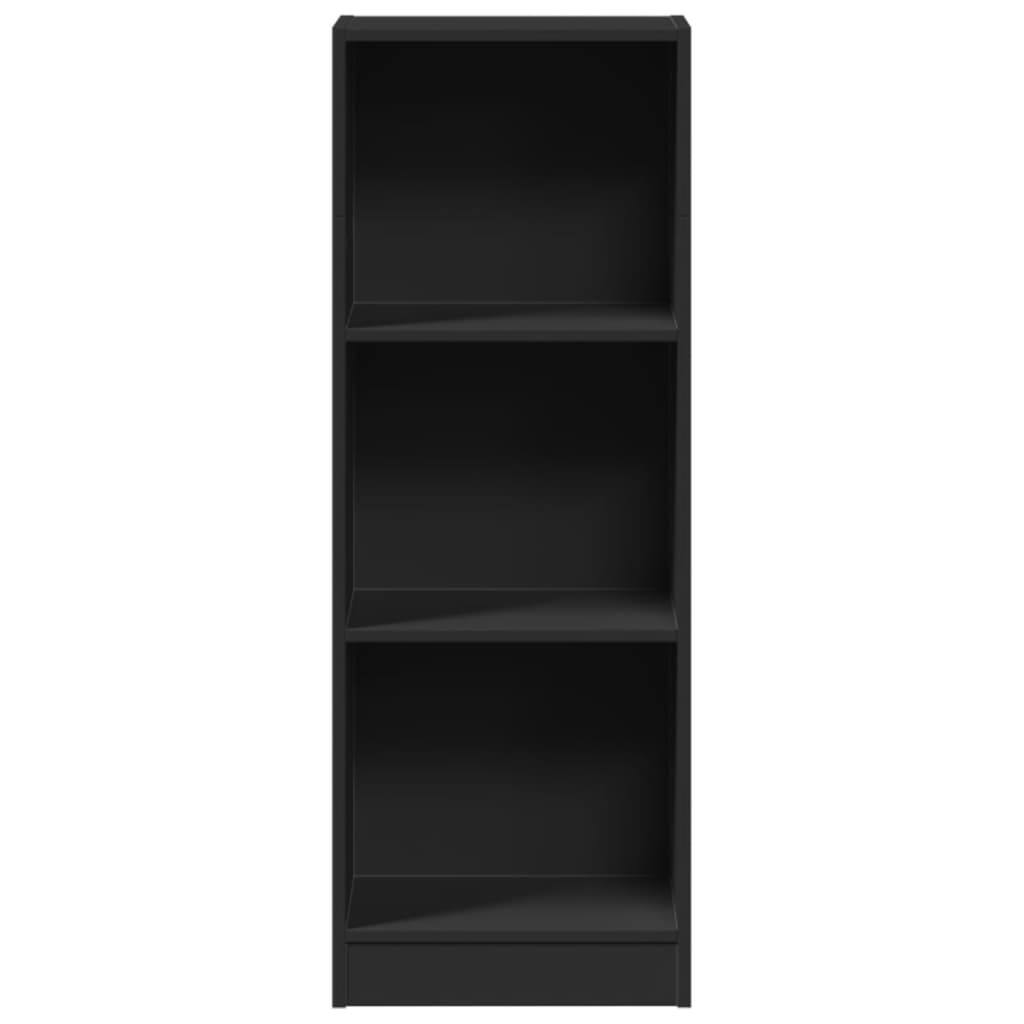 Bokhylle Svart 40X24X109 Cm Konstruert Tre