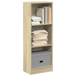 Bokhylle Sonoma Eik 40X24X109 Cm Konstruert Tre