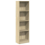 Bokhylle Sonoma Eik 40X24X143 Cm Konstruert Tre