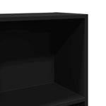 Bokhylle Svart 40X24X176 Cm Konstruert Tre