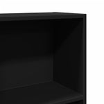 Bokhylle Svart 60X24X109 Cm Konstruert Tre