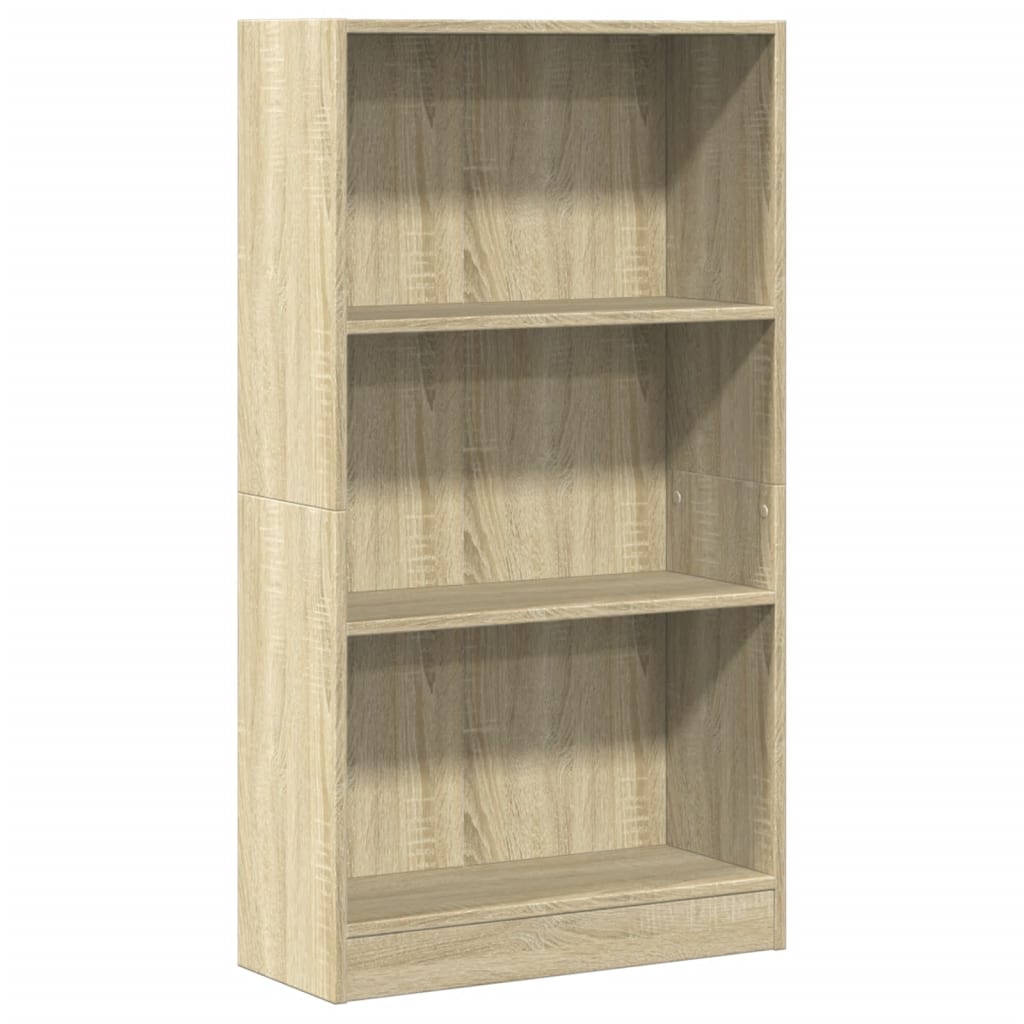 Bokhylle Sonoma Eik 60X24X109 Cm Konstruert Tre