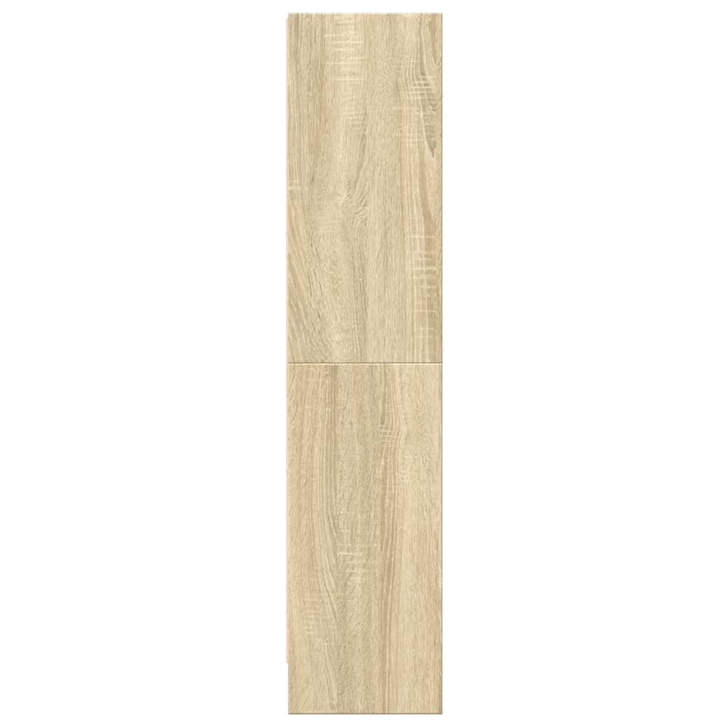 Bokhylle Sonoma Eik 60X24X109 Cm Konstruert Tre