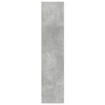 Bokhylle Betonggrå 60X24X109 Cm Konstruert Tre