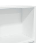 Bokhylle Hvit 60X24X143 Cm Konstruert Tre