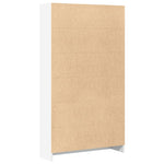 Bokhylle Hvit 80X24X143 Cm Konstruert Tre
