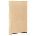 Bokhylle Sonoma Eik 80X24X143 Cm Konstruert Tre