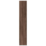 Bokhylle Brun Eik 80X24X143 Cm Konstruert Tre