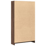 Bokhylle Brun Eik 80X24X143 Cm Konstruert Tre