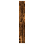 Bokhylle Røkt Eik 80X24X176 Cm Konstruert Tre