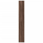 Bokhylle Brun Eik 80X24X176 Cm Konstruert Tre