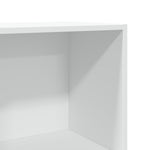 Bokhylle Hvit 40X30X189 Cm Konstruert Tre