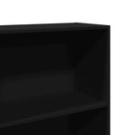 Bokhylle Svart 60X30X189 Cm Konstruert Tre