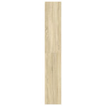 Bokhylle Sonoma Eik 60X30X189 Cm Konstruert Tre