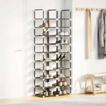 Skohyller 2 Stk 10-Lags Svart 33X33X174 Cm Ikke-Vevd Stoff