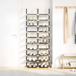 Skohyller 2 Stk 10-Lags Svart 33X33X174 Cm Ikke-Vevd Stoff
