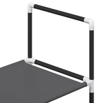 Skostativ 4-Lags Svart 44X28X77 Cm Ikke-Vevd Stoff