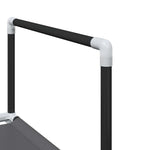 Skostativ 8-Lags Svart 44X28X145 Cm Ikke-Vevd Stoff