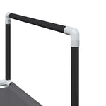 Skostativ 10-Lags Svart 44X28X180 Cm Ikke-Vevd Stoff