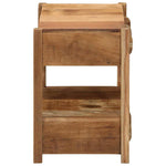 Sidetabell Brun 43 X 32 X 46 Cm Massivt Gjenvunnet Tre