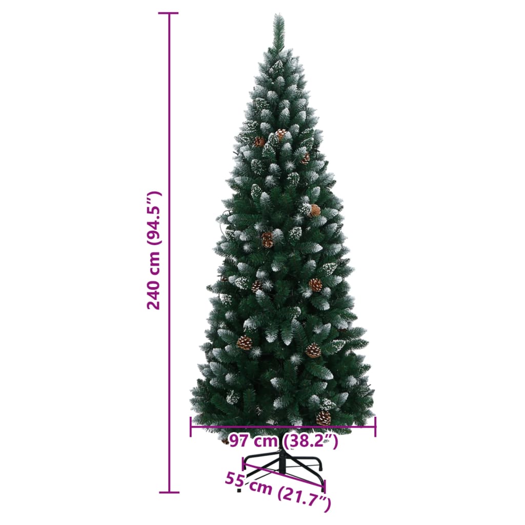 Kunstig Juletre 300 Led 240 Cm