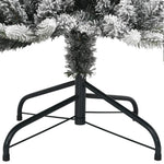 Kunstig Juletre Med 300 Led Og Flokket Snø 180 Cm