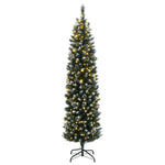 Kunstig Slankt Juletre 300 Led 240 Cm
