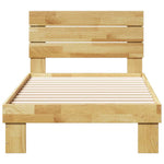 Sengeramme Med Sengegavl Uten Madrass 75X190 Cm Heltre Eik