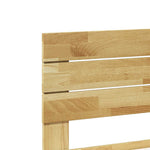 Sengeramme Med Sengegavl Uten Madrass 75X190 Cm Heltre Eik