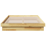 Sengeramme Uten Madrass 120X200 Cm Heltre Eik